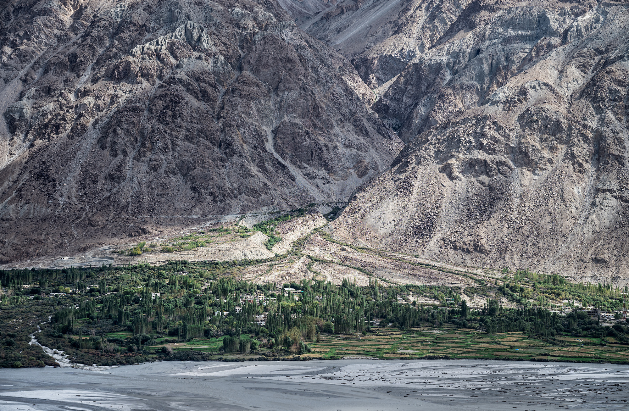 Le village de Panamik, vallée de la Nubra