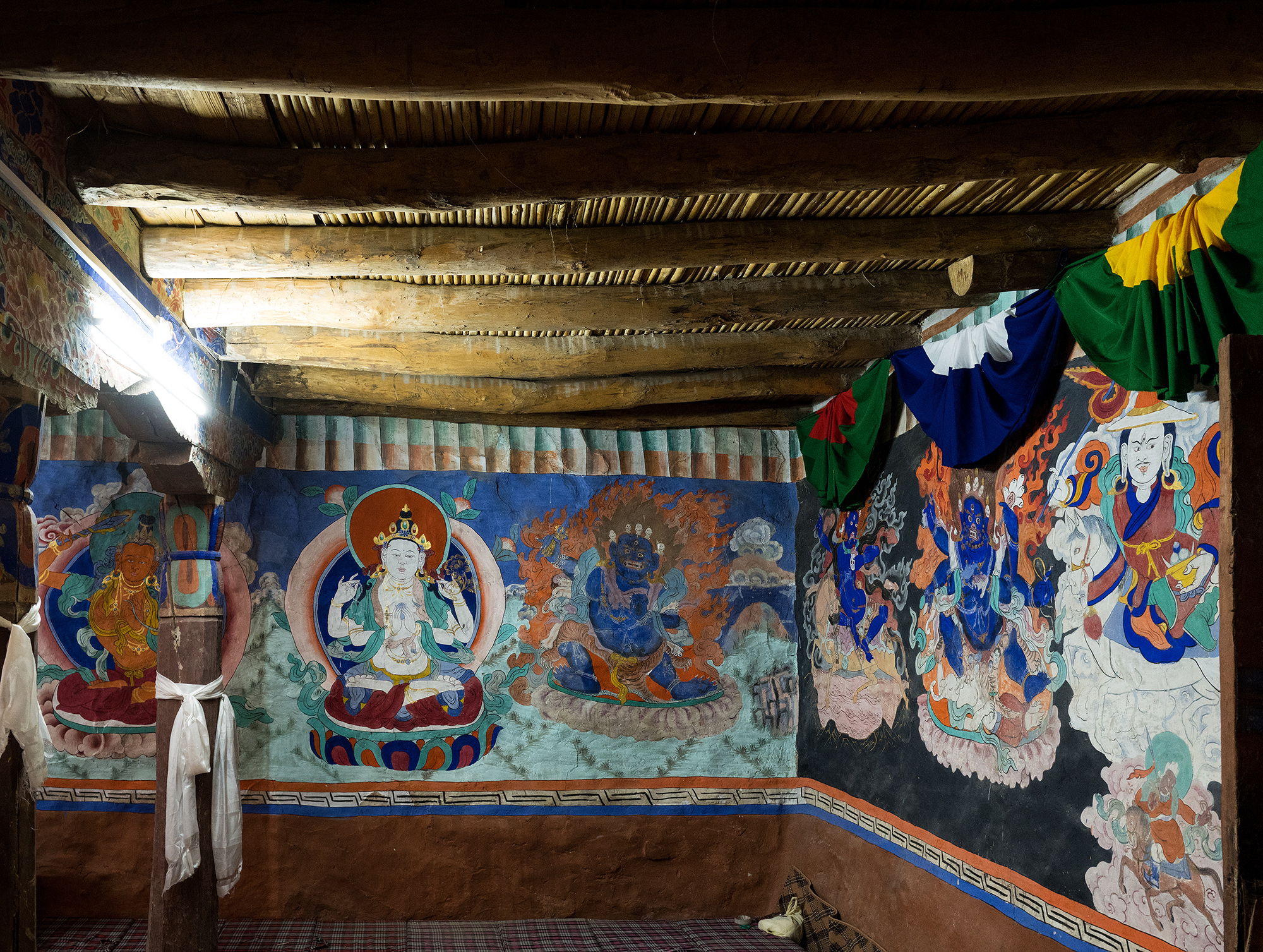 L'ancien temple du monastère Ensa, vallée de la Nubra