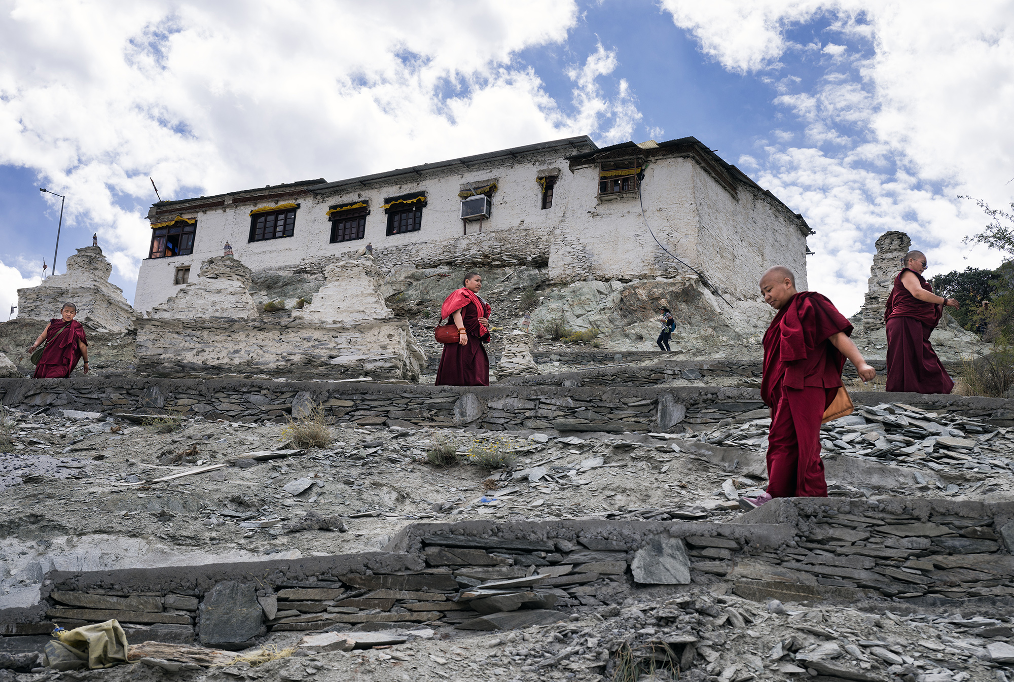 Le monastère Ensa, vallée de la Nubra