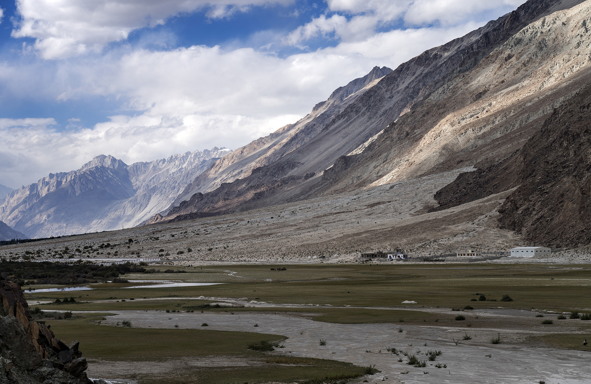 La vallée de la Nubra près du lac Yerep Tso
