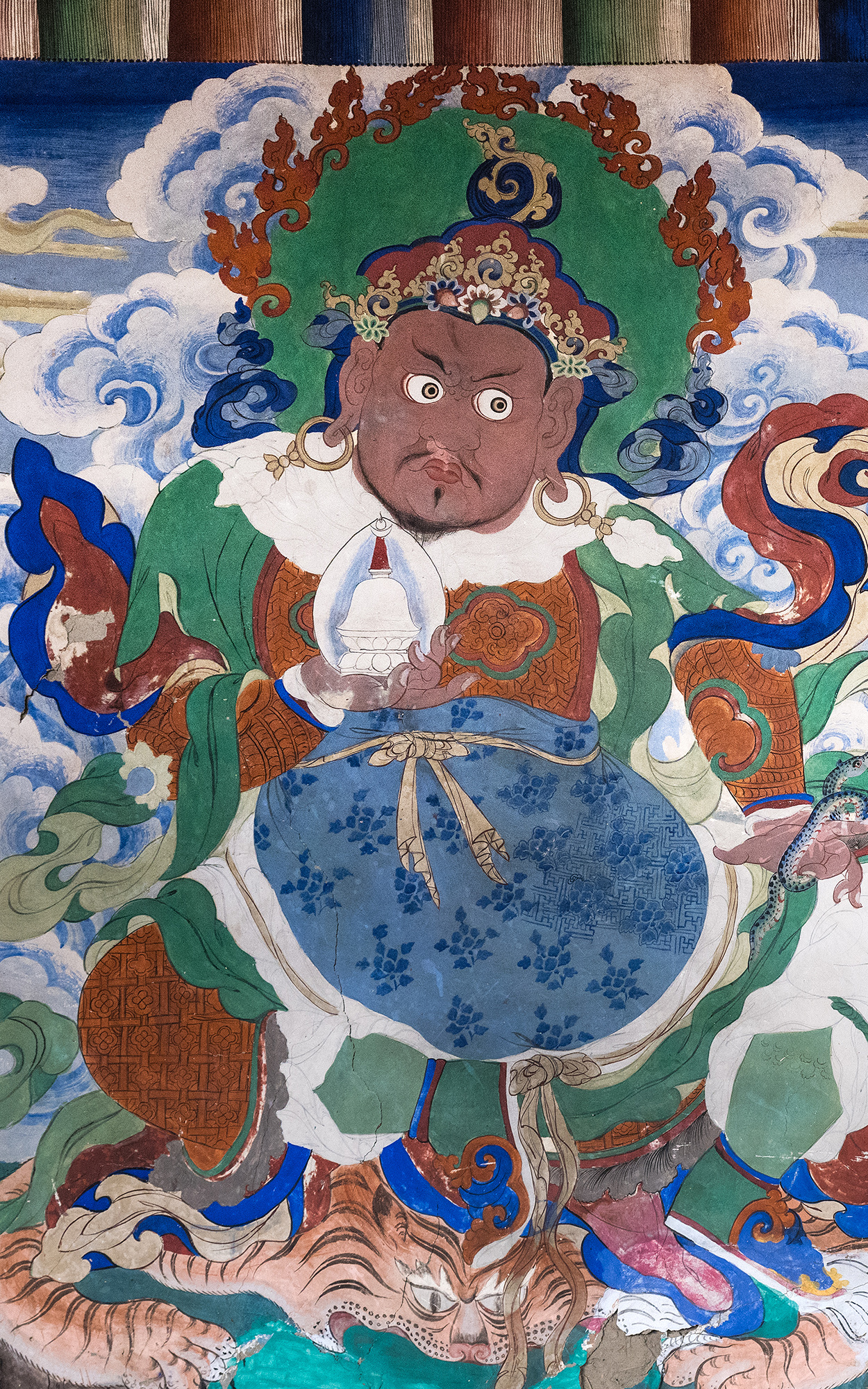 Vaiśravaṇa au monastère de Samstanling