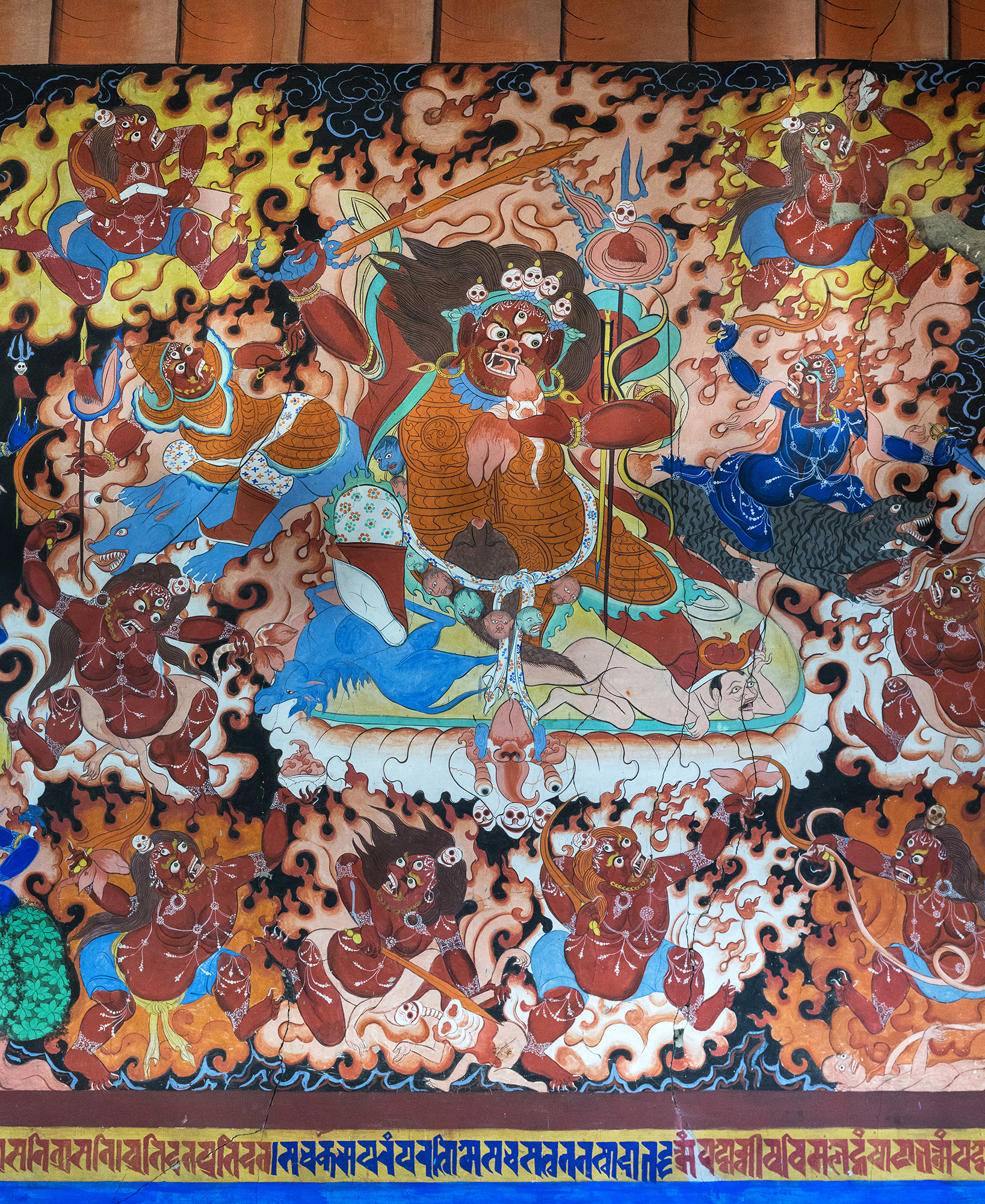 Yama au monastère de Samstanling