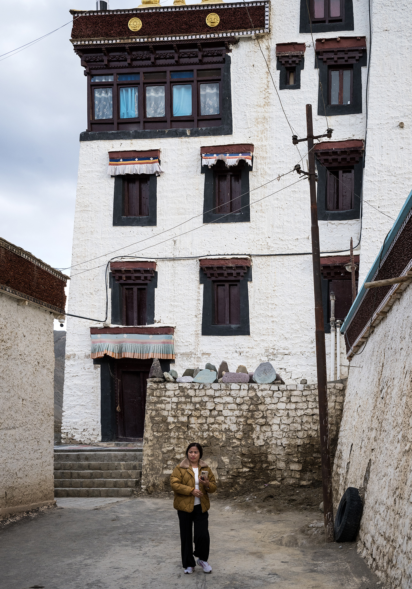 Au monastère Lamayuru, Ladakh