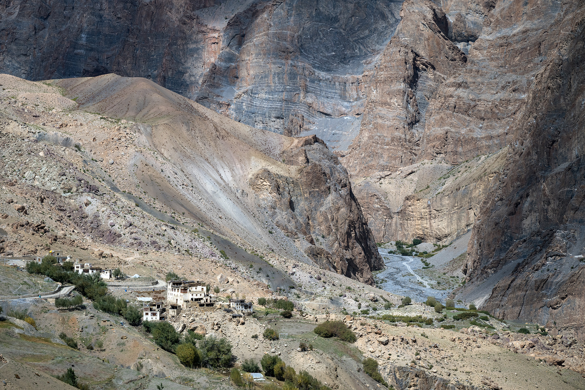 Petit village de la vallée du Zanskar
