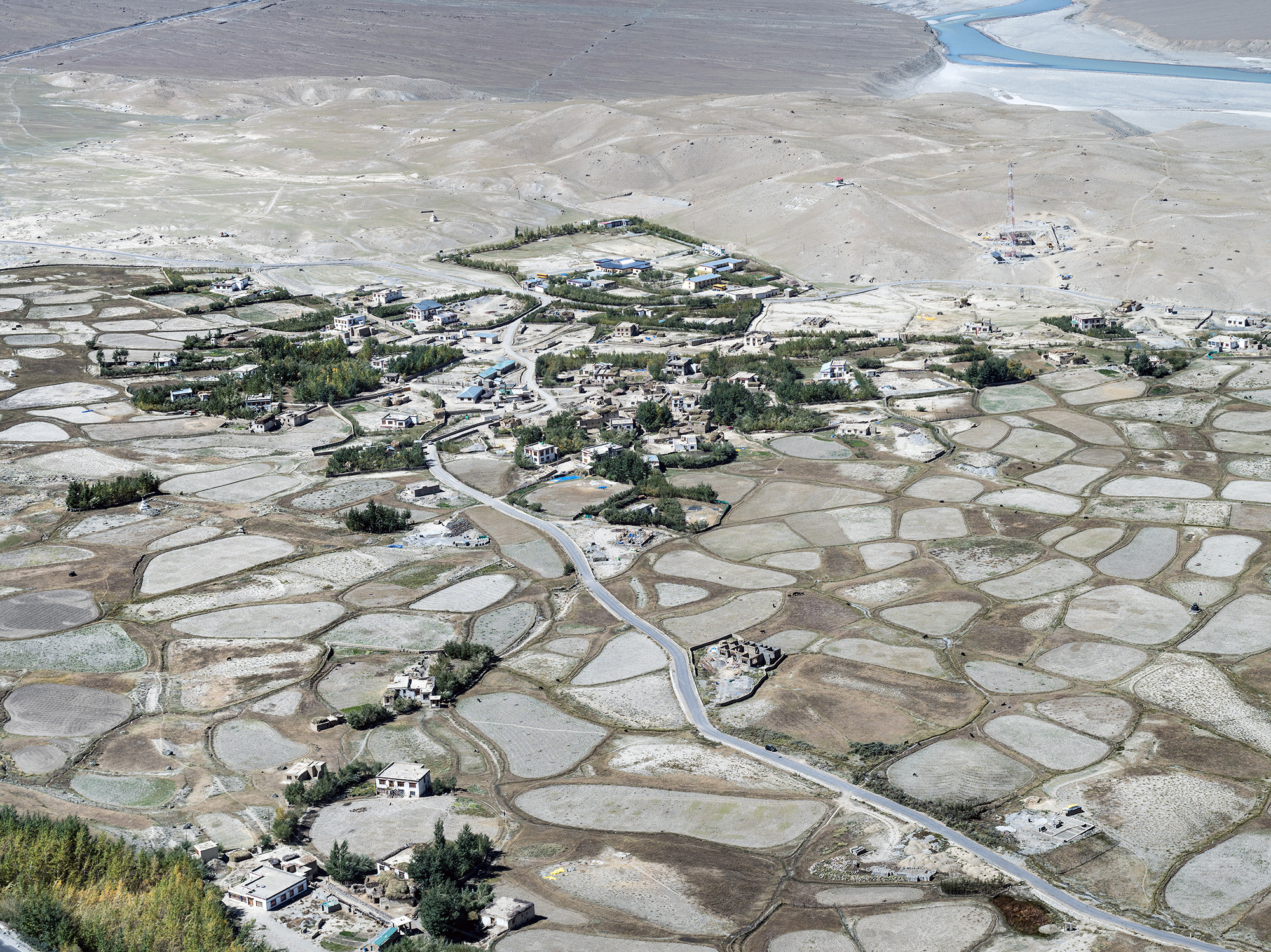 Le village de Stongdey, vallée du Zanskar