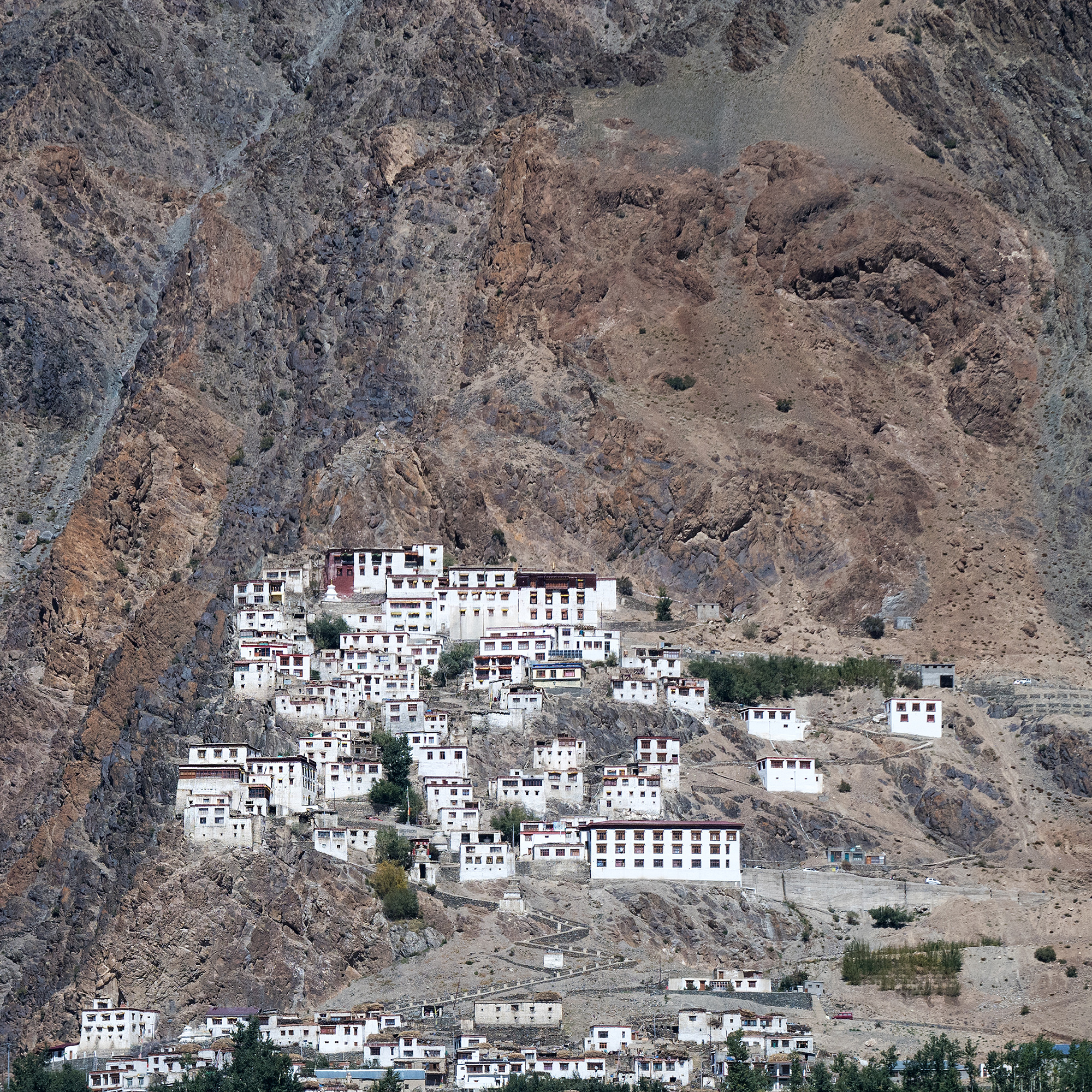 Le grand monastère de Karsha, vallée du Zanskar