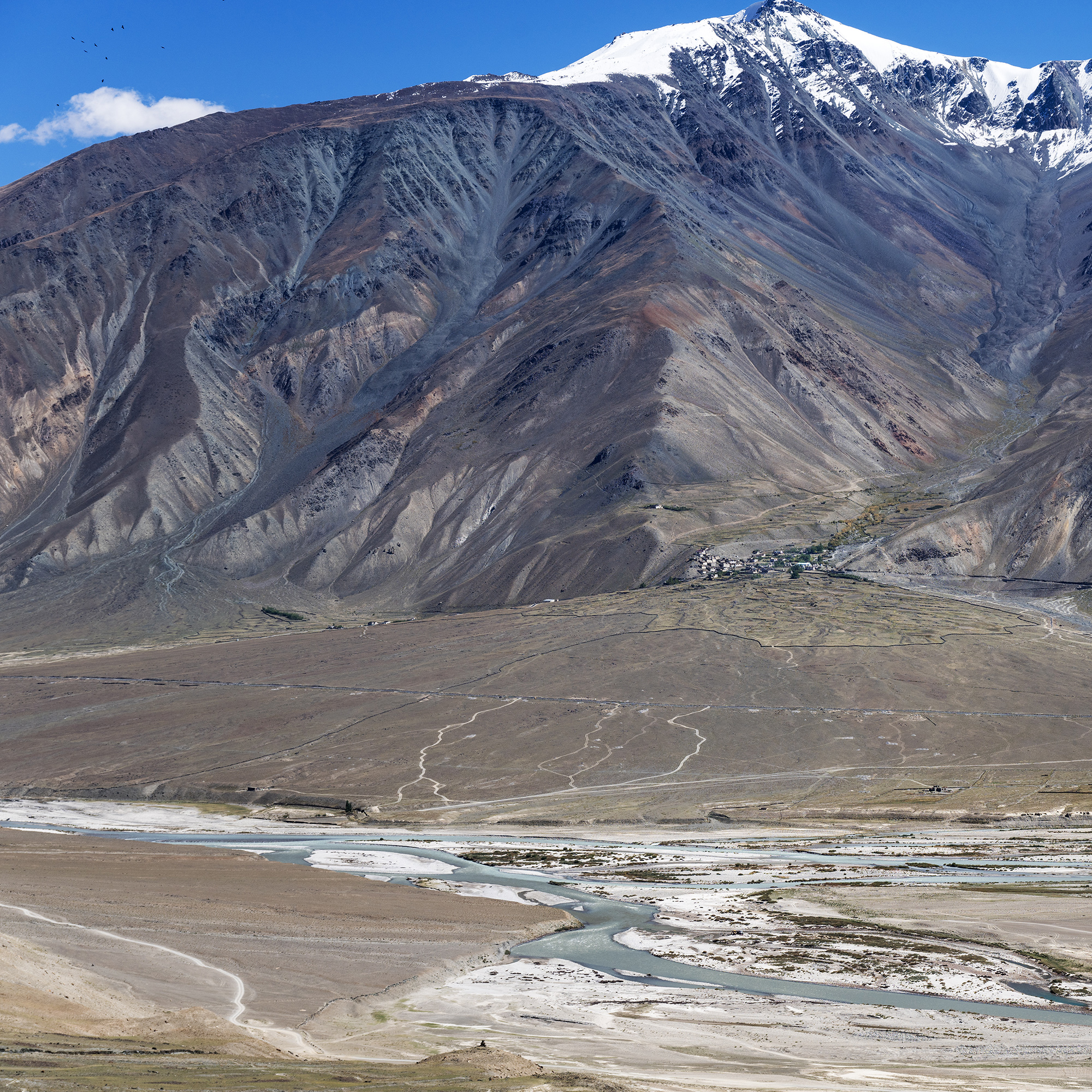 La confluence des rivières Stod et Tsarap