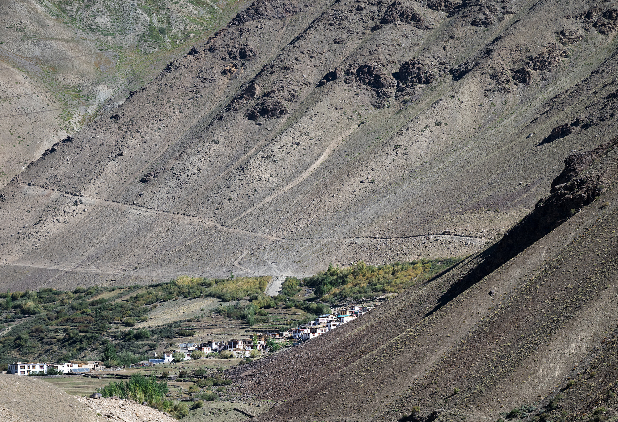Le village de Tilari, vallée du Zanskar