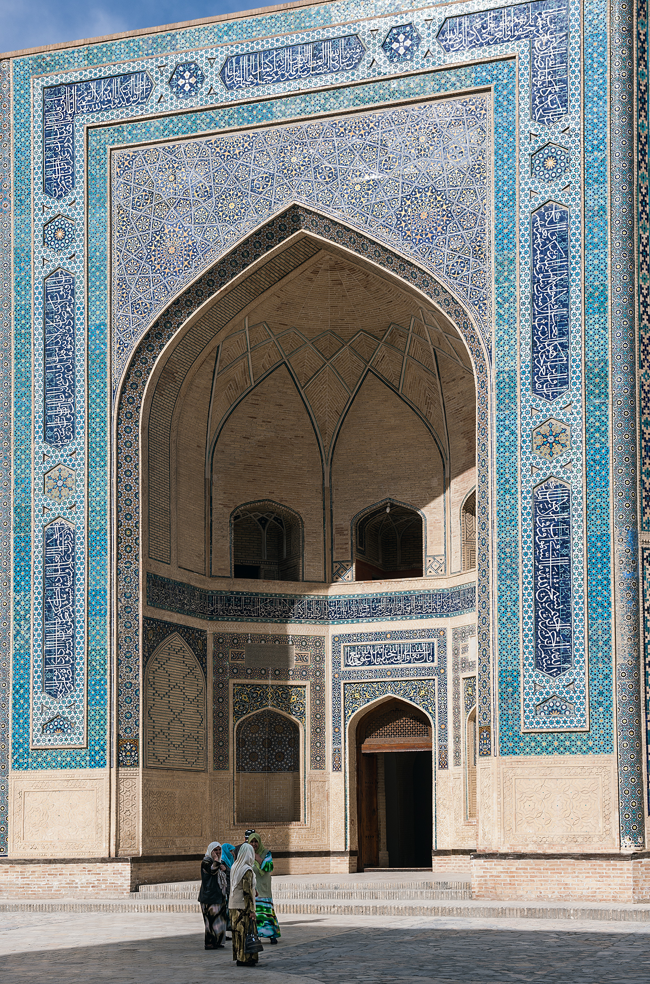 L'iwan de la mosquée Kalyan, Boukhara.