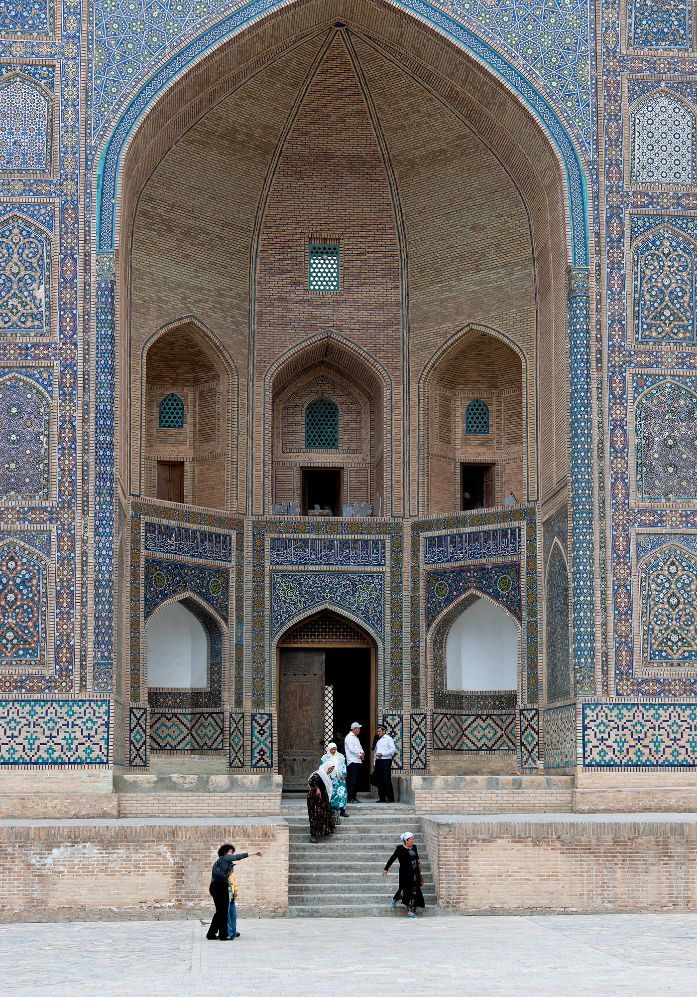 L'iwan de la madrassa Mir-i Arab, Boukhara.