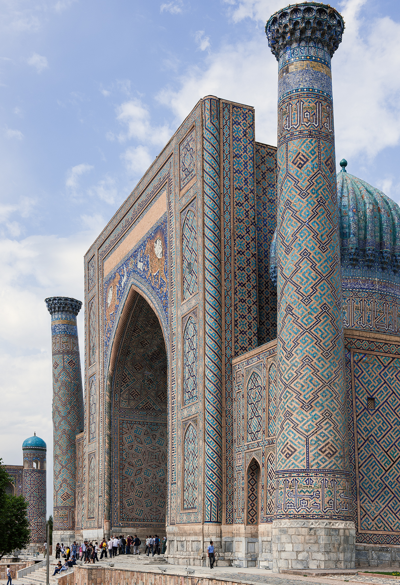 La madrassa Cher-Dor. Le Régistan, Samarcande.
