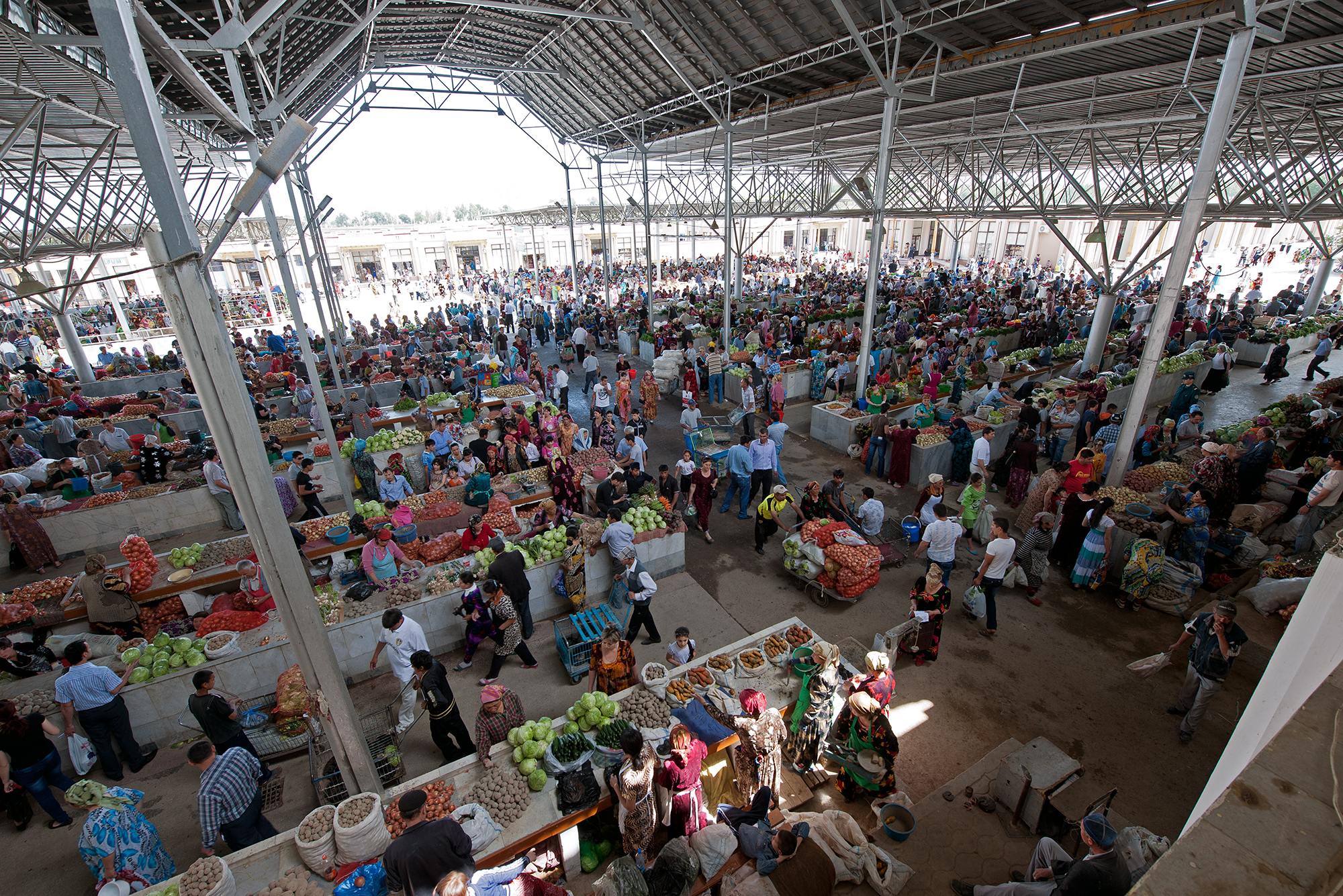 Le grand marché Siyob, Samarcande.