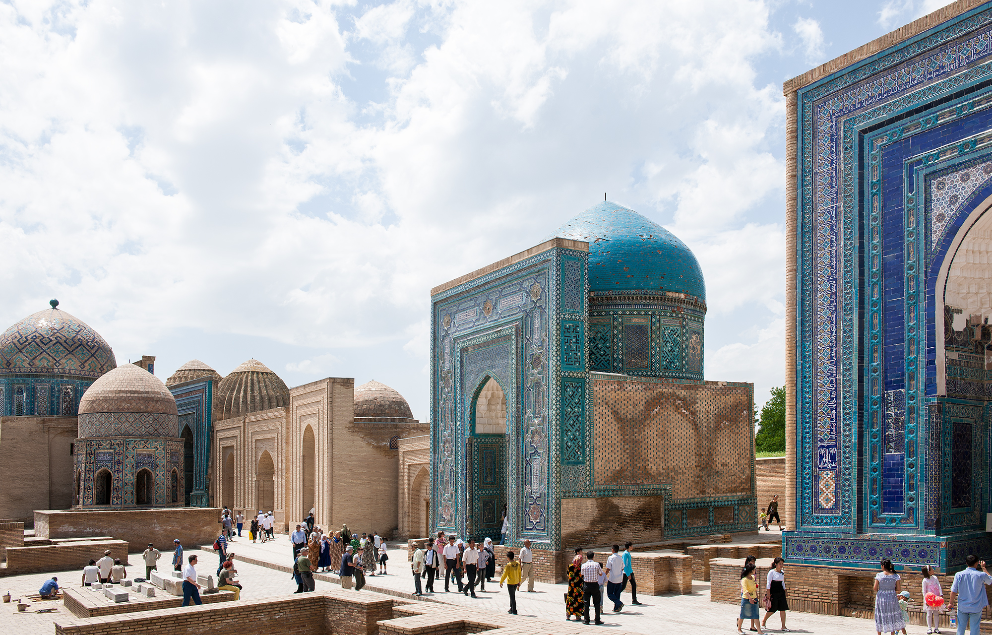 La nécropole Shah-i-Zinda, Samarcande.