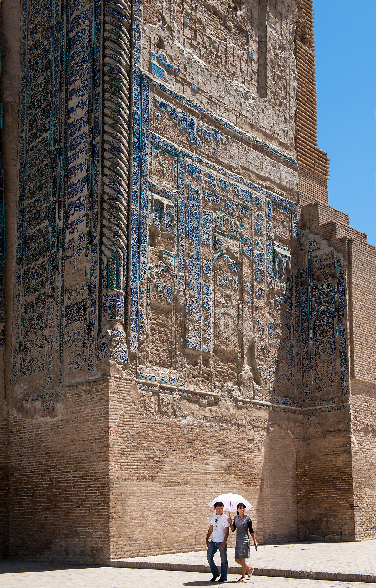 Les ruines du palais de Ak Saray, Shahrisabz