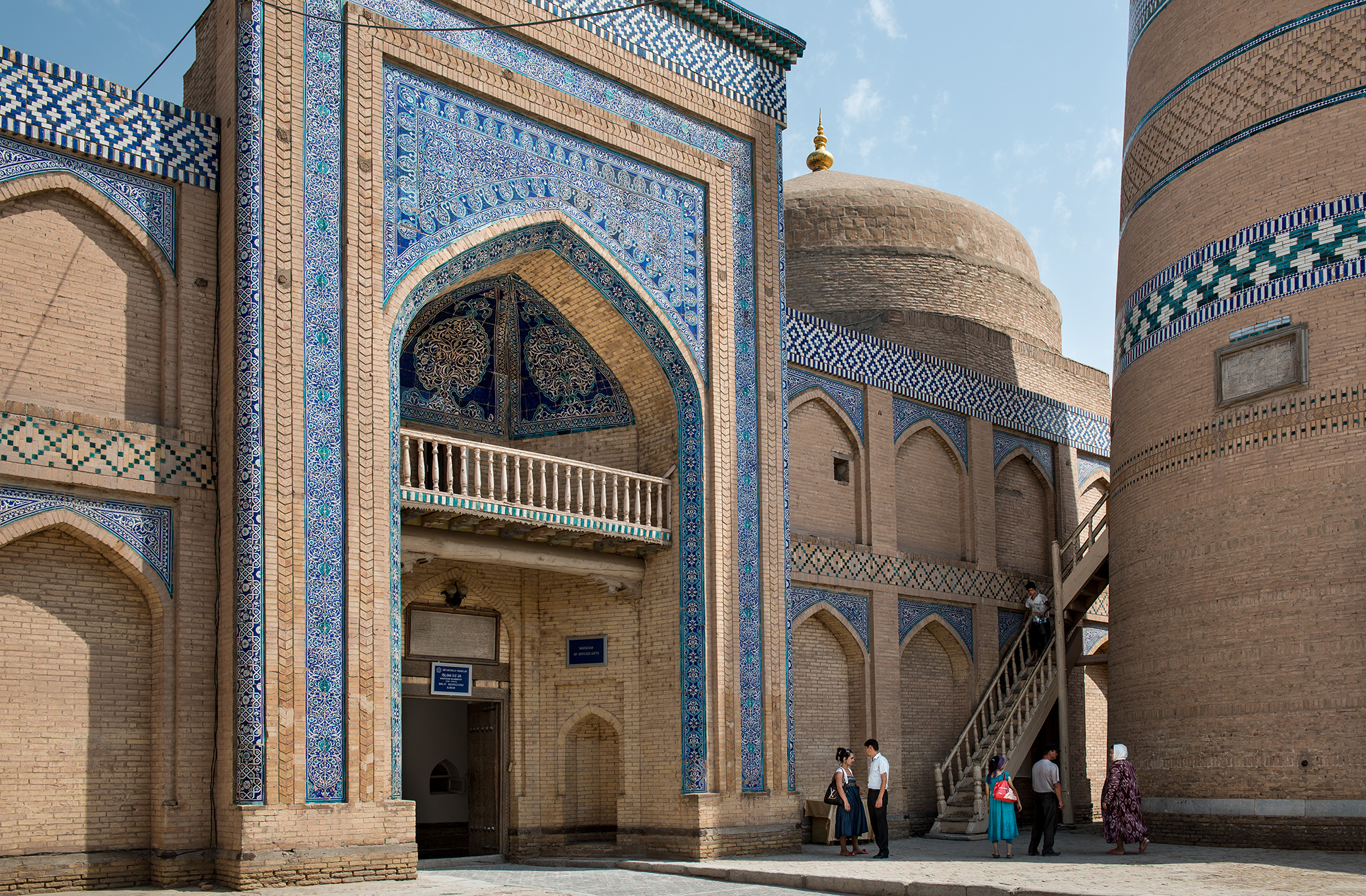 La madrassa et le minaret Islam Khodja. Itchan Kala, Khiva.