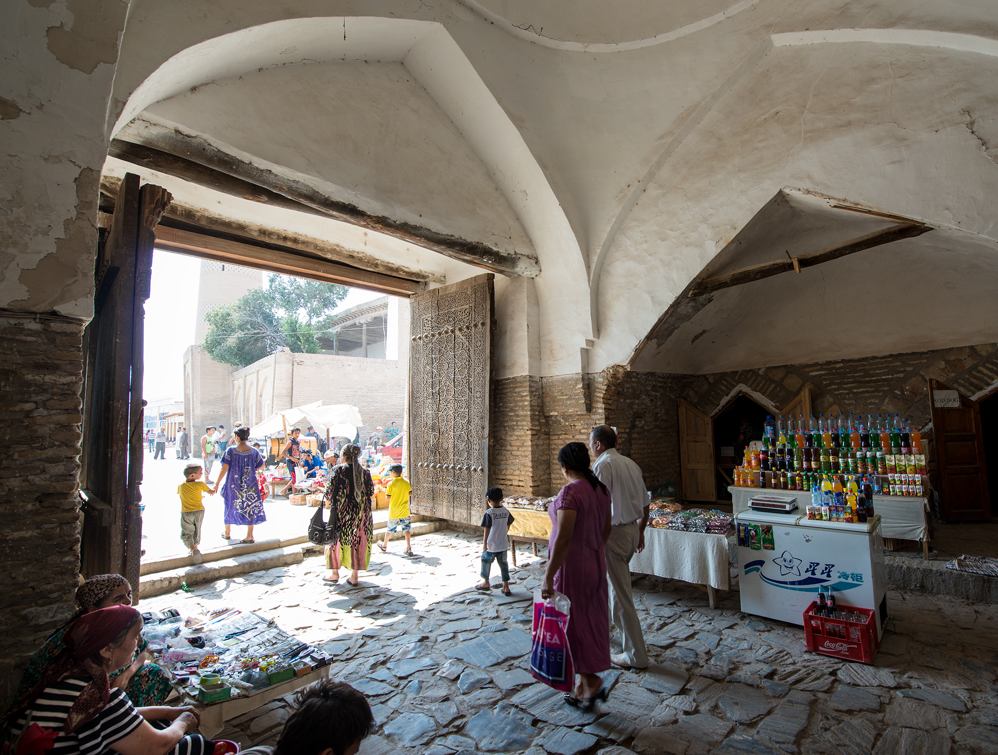 La porte de l'Est Palvan Darvoza. Itchan Kala, Khiva.