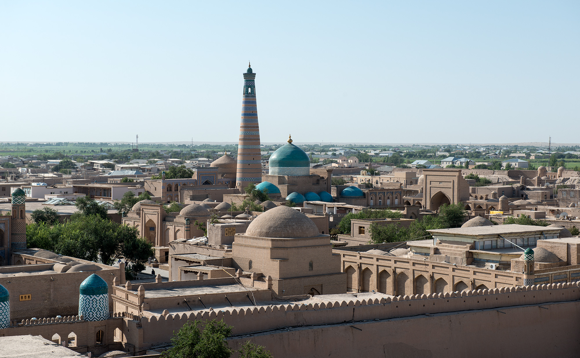 Lever du jour sur Itchan Kala, Khiva