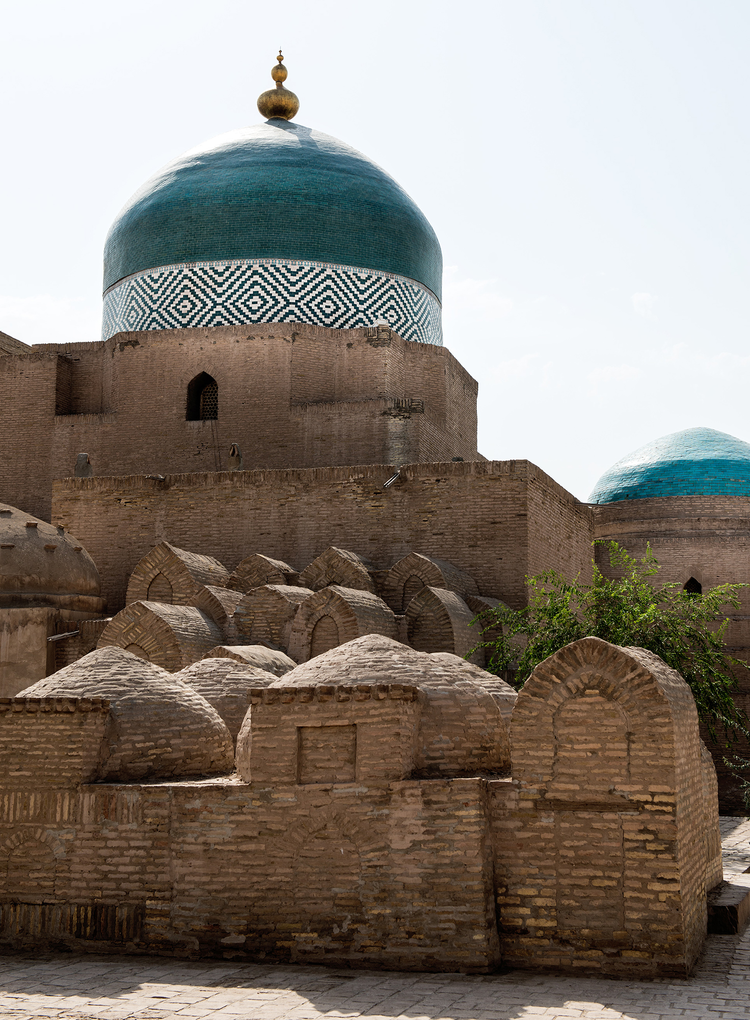 Tombes au mausolée de Pahlavan Mahmoud. Itchan Kala, Khiva.