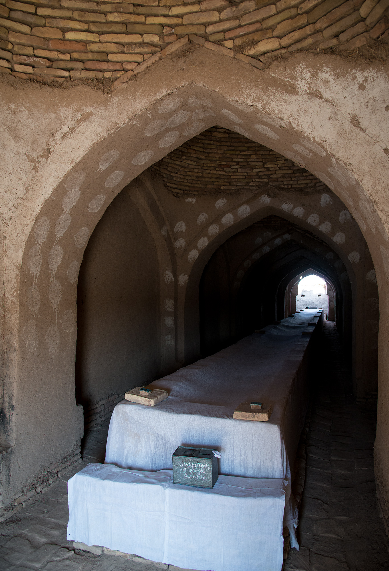 La tombe de Shamun-Nabi, nécropole de Mizdahkan, république du Karakalpakstan.