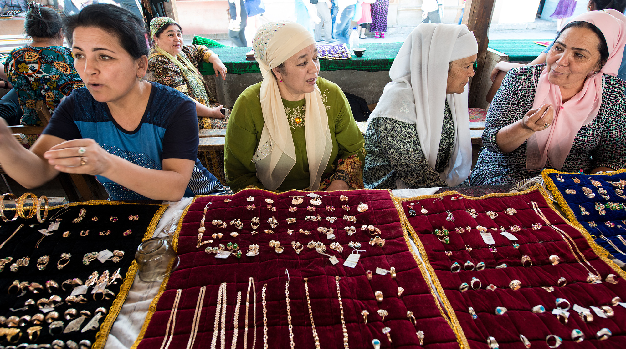 Au marché de l'or, Boukhara.