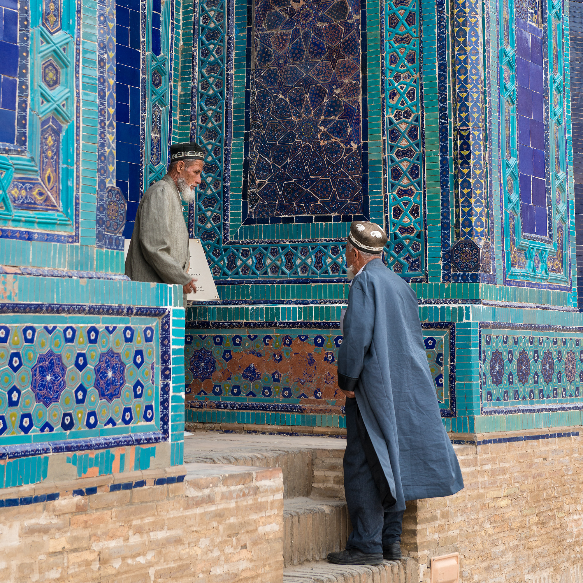 Tombe anonyme No 2, Nécropole Shah-i-Zinda, Samarcande.