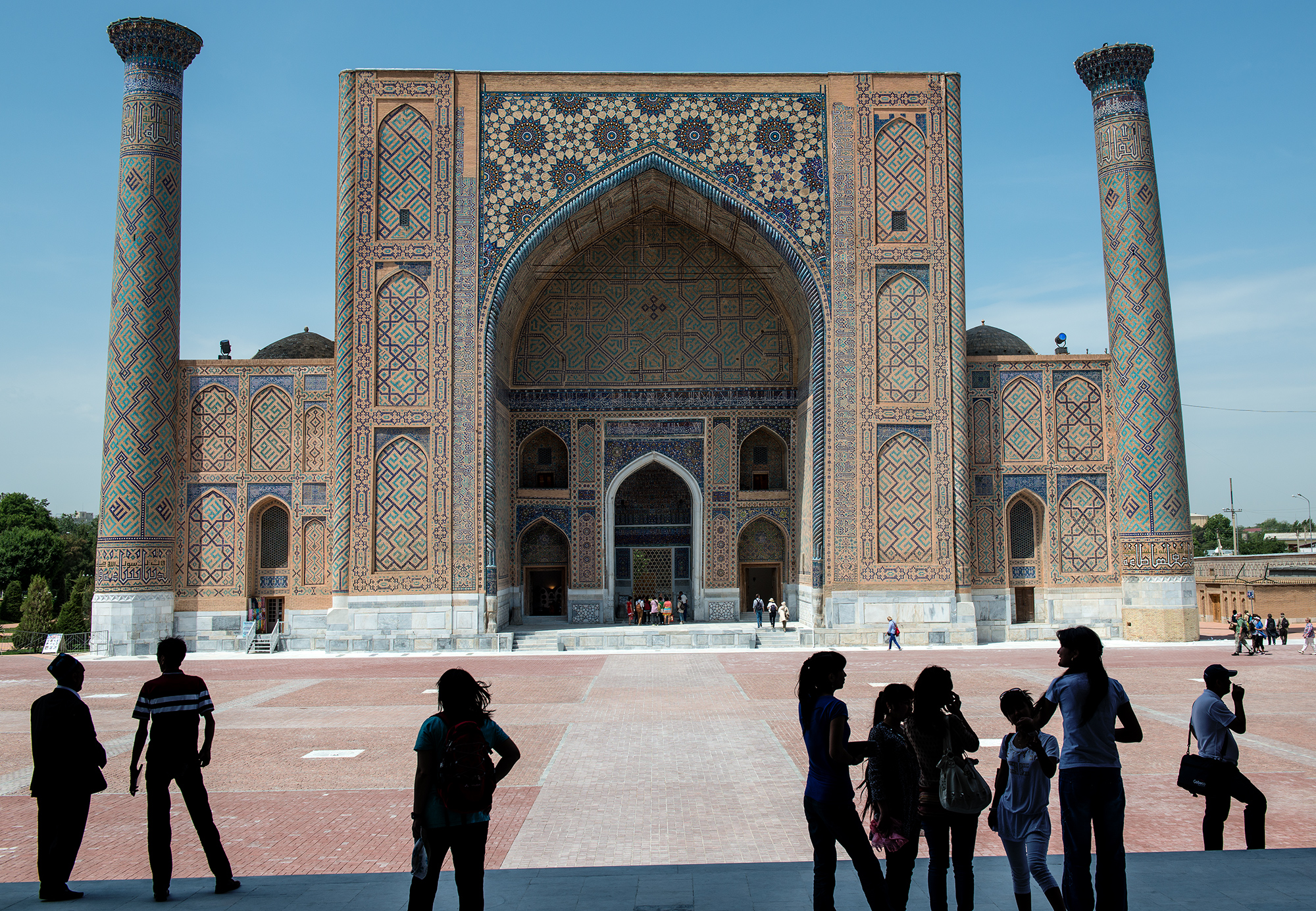 La madrassa d'Ulugh Beg. Le Régistan, Samarcande.