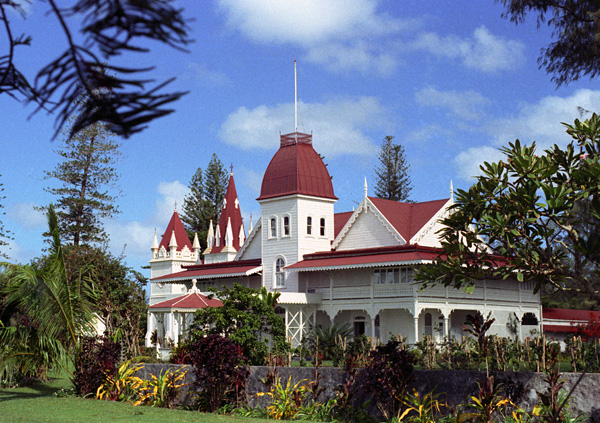 Le palais du roi des Tonga, Nukualofa, Tongatapu, archipel des Tonga