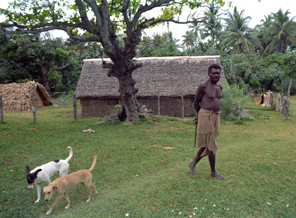 Petit village, le Aneityum, Nouvelles-Hbrides (Vanuatu)