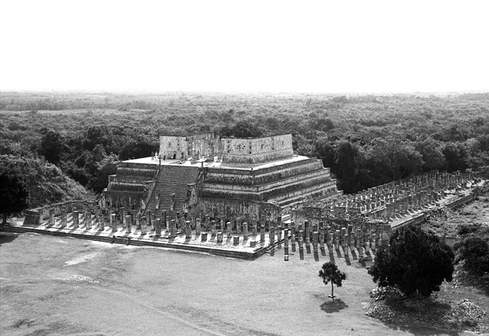 Temple des guerriers, Chichn Itz, Yucatn, Mexique