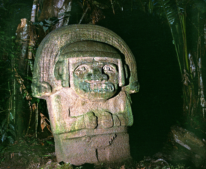 Le Site archéologique de San Angustin en 1969, Colombie
