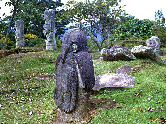 Le Site archologique de San Angustin en 1969, Colombie