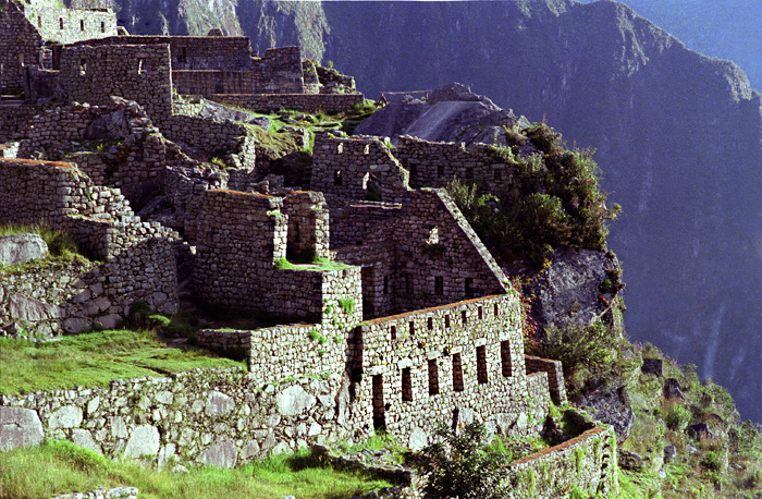 Dtail de la cit Inca du Machu Picchu, Prou