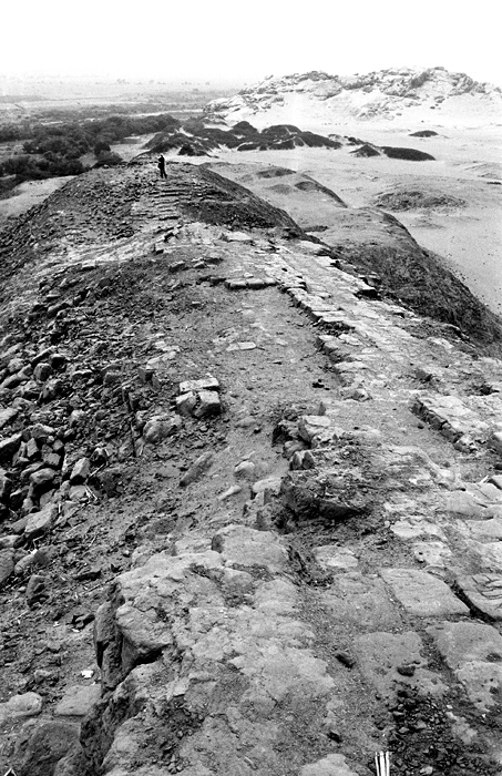 Sommet de la Huaca del Sol, Huacas de Moche, Trujillo, Prou