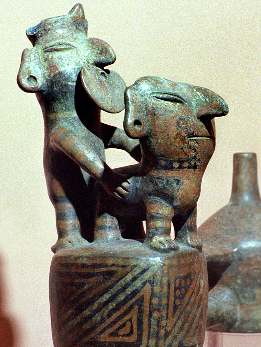 Céramique de la culture Chimú, musée de Lima, Pérou