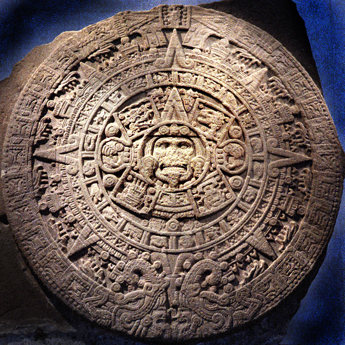 La Pierre du Soleil, culture aztèque, Museo Nacional de Antropología, Mexico, Mexique