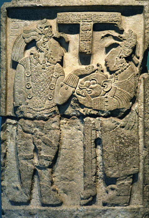 Linteau 26 de Yaxchilan, culture Maya, Museo Nacional de Antropología de Mexico, Mexique