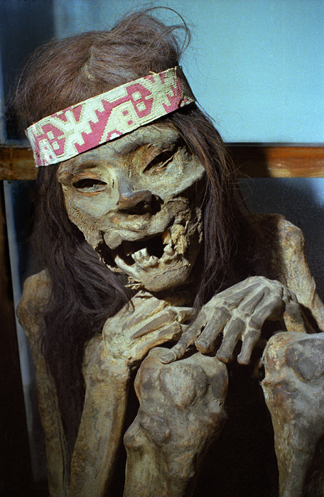 Nazca: momie, musée de Ica
