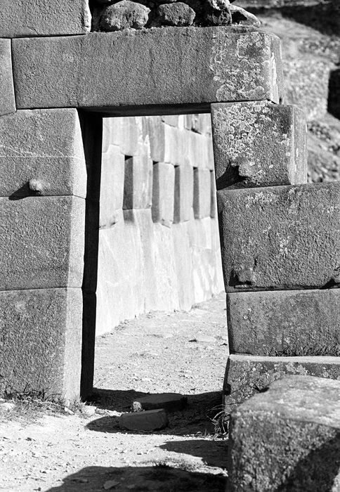 Une des porte de la forteresse de Ollantaytambo, Pérou