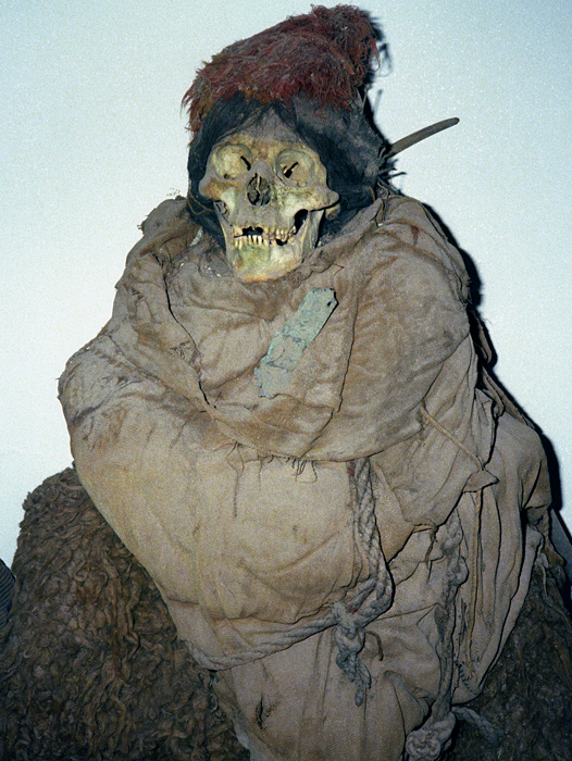 Momie Lickan-Antay, muse de San Pedro de Atacama, Chili