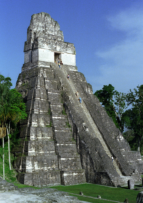 Le temple I, Tikal, jungle du Petn, Guatemala