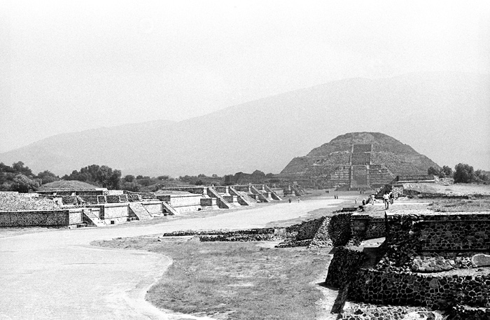 Alle des morts Miccaotli, Teotihuacan, Mexique