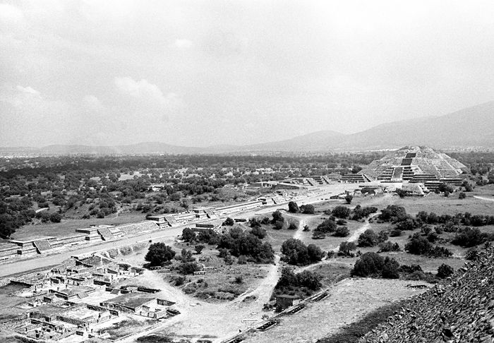 Les ruines de Teotihuacan, Mexique