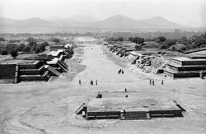 Alle des morts Miccaotli, Teotihuacan, Mexique